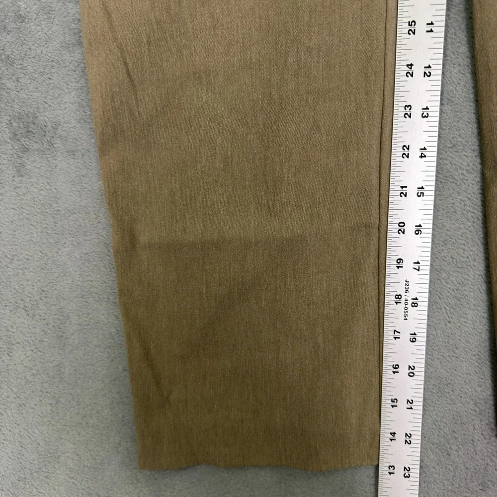 New Maurices Dress Pants Womens 11/12 Brown Smart Capri Business Casual Stretch